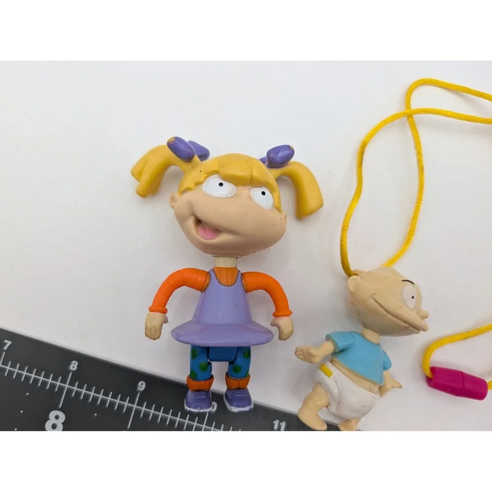 Viacom Rugrats Angelica Figure Tommy Pickles Bubble Wand 1998 1999 Lot